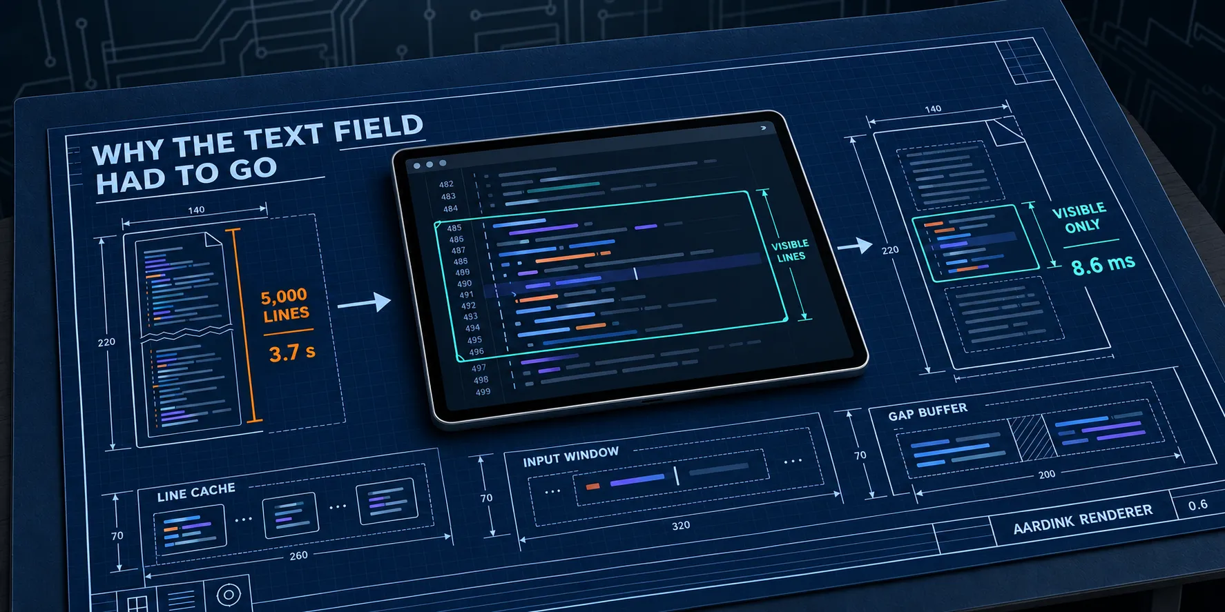 Why the text field had to go hero image